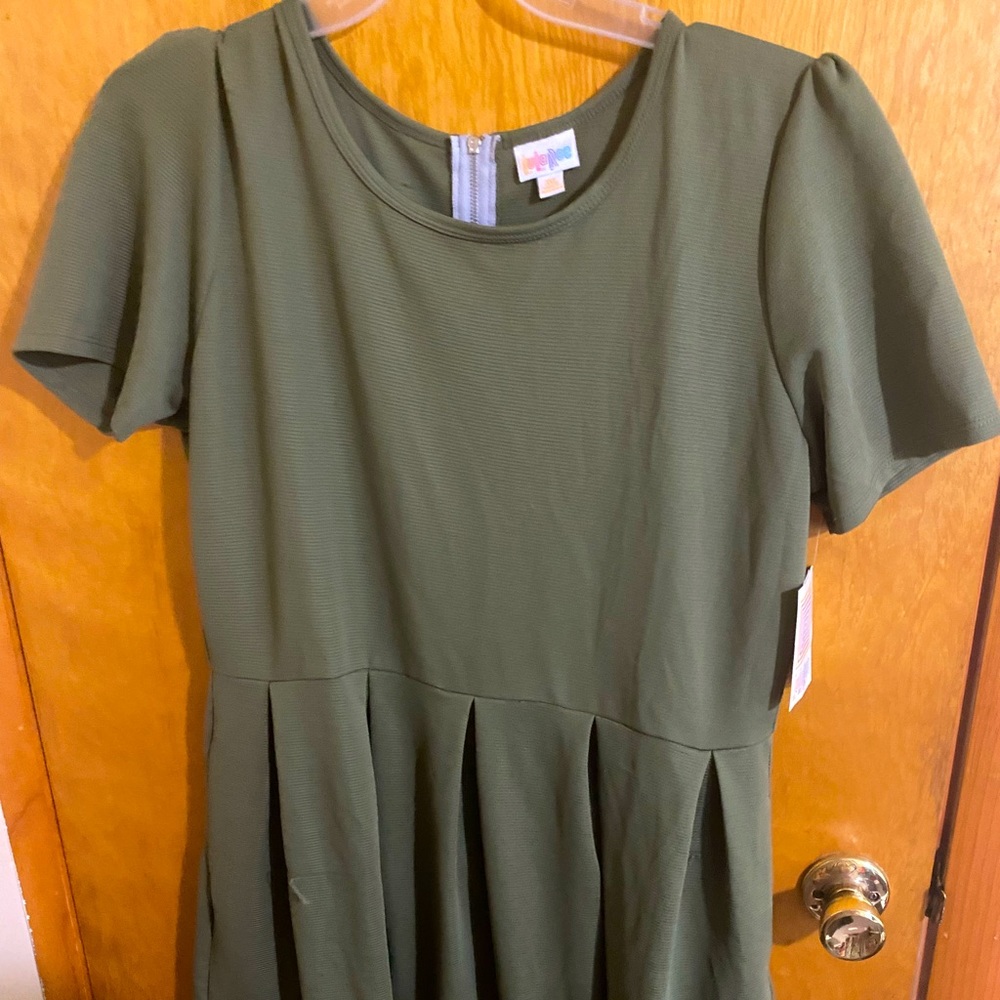 Olive Green LulaRoe Amelia